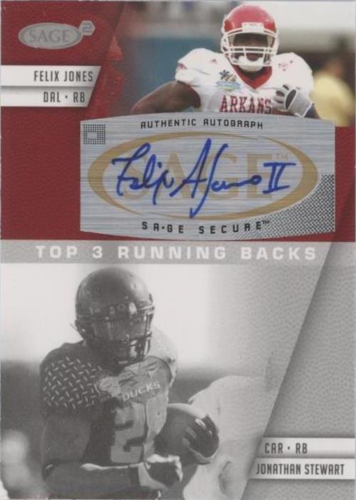 2008 SAGE Squared Felix Jones Jonathan Stewart #A-17A