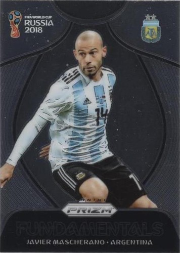 2018 Panini Prizm World Cup Javier Mascherano #F-1