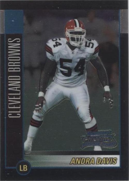 2002 Bowman Chrome Andra Davis #165