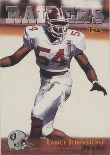 1996 Classic NFL Rookies Lance Johnstone #37