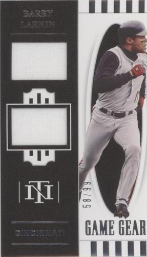 2021 Panini National Treasures - Barry Larkin #GG-BL