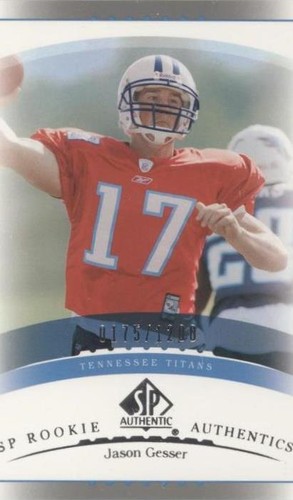 2003 SP Authentic Jason Gesser #151