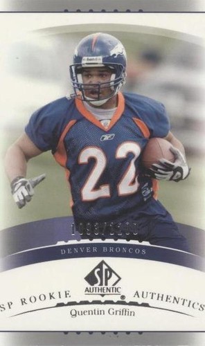 2003 SP Authentic Quentin Griffin #160