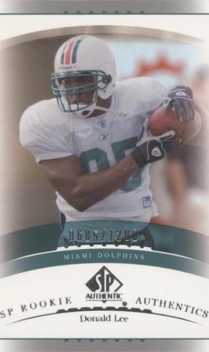 2003 SP Authentic Donald Lee #202
