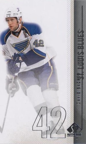 2010-11 SP Authentic - David Backes #101