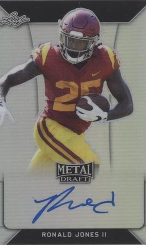 2018 Leaf Metal Draft Ronald Jones II #BA-RJ2