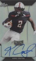 2018 Leaf Metal Draft Keke Coutee #BA-KC1