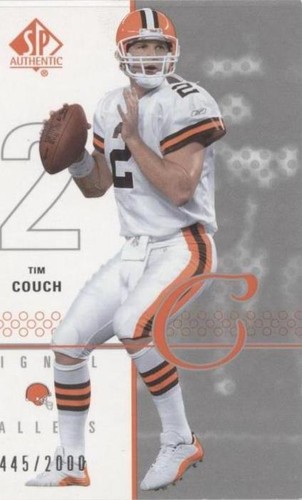 2002 SP Authentic Tim Couch #109
