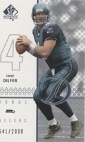 2002 SP Authentic Trent Dilfer #117