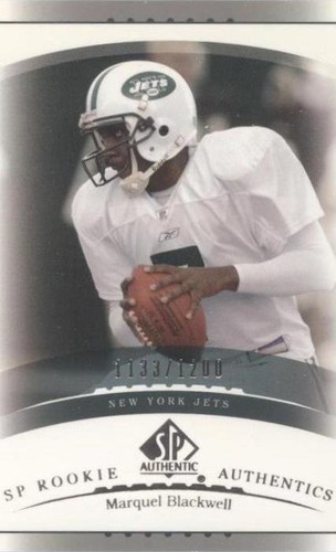 2003 SP Authentic Marquel Blackwell #159
