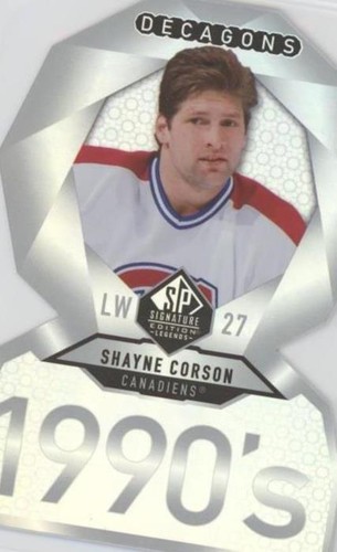 2020-21 Upper Deck SP Signature Edition Legends - Shayne Corson #DC-60