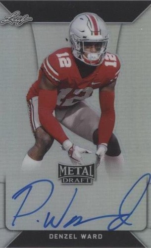 2018 Leaf Metal Draft Denzel Ward #BA-DW1