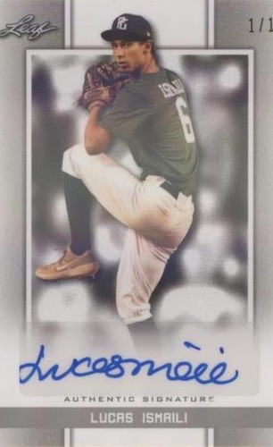 2019 Leaf Perfect Game National Showcase - Lucas Ismaili #BA-LI1