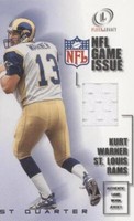 2001 Fleer Legacy Kurt Warner #GI-KW