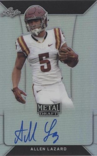 2018 Leaf Metal Draft Allen Lazard #BA-AL1