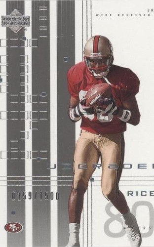 2000 UD Graded Jerry Rice #77