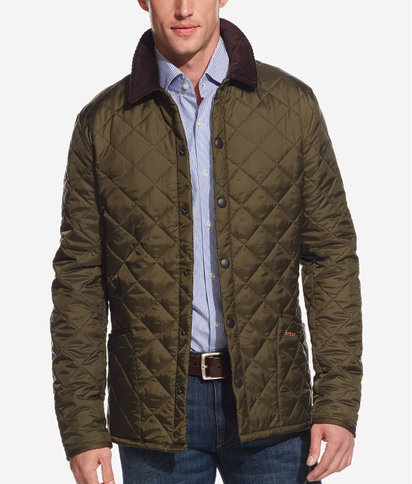 Barbour Heritage Liddesdale Quilted Jacket MSRP 270 in Olive 3