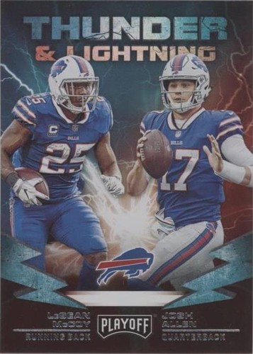 2019 Panini Playoff Josh Allen LeSean McCoy #15