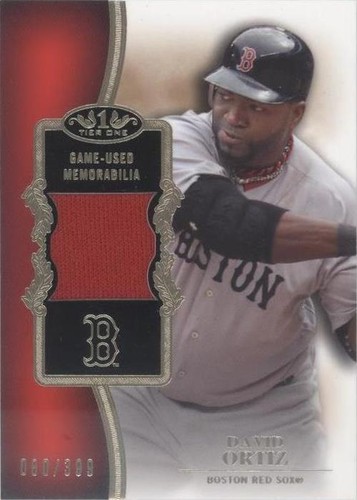 2012 Topps Tier One - David Ortiz #TSR-DO
