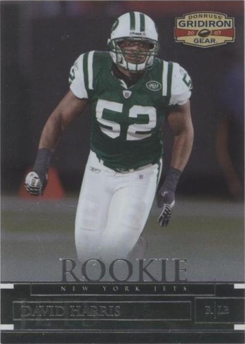 2007 Donruss Gridiron Gear David Harris #127