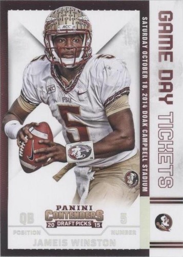 2015 Panini Contenders Draft Picks Jameis Winston #22