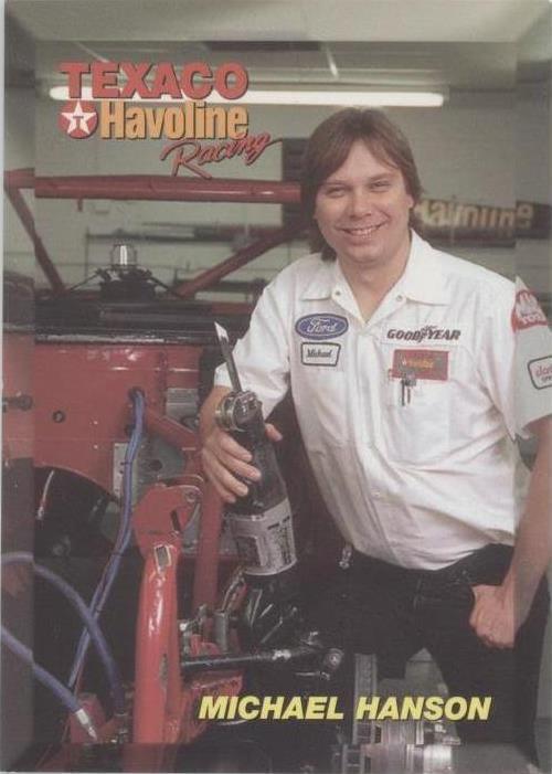 1994 Maxx Texaco Havoline Racing Ernie Irvan - Michael Hanson #35