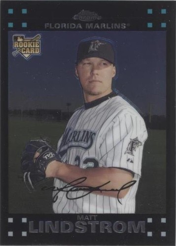 2007 Topps Chrome - Matt Lindstrom #314