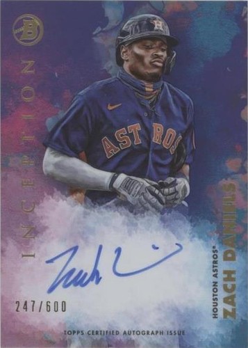 2021 Bowman Inception - Zach Daniels #PA-ZD