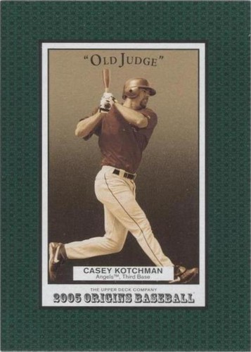 2005 Upper Deck Origins - Casey Kotchman #186