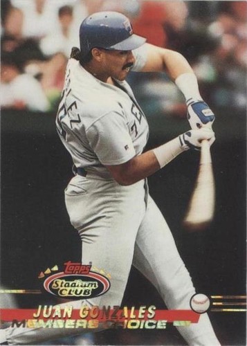 1993 Topps Stadium Club - Juan González #297