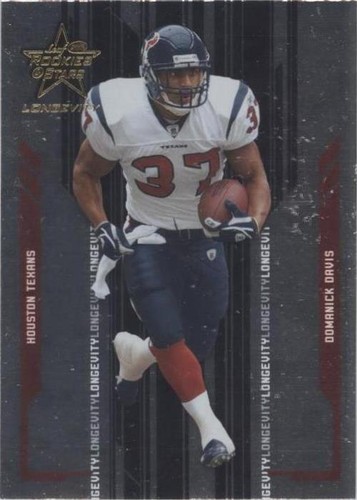 2005 Leaf Rookies & Stars Longevity Domanick Davis #40