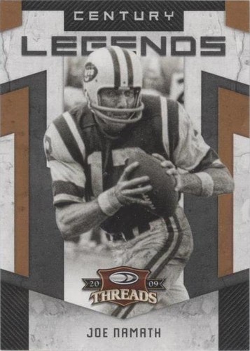 2009 Donruss Threads Joe Namath #9