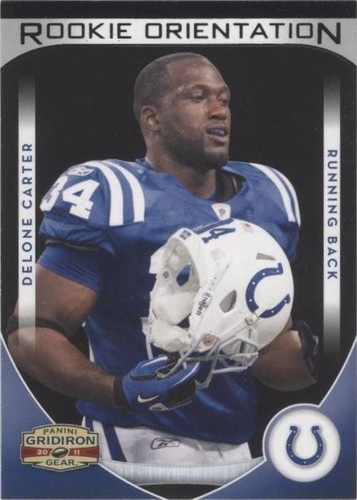 2011 Panini Gridiron Gear Delone Carter #15