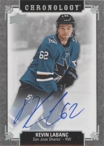 2019-20 Upper Deck Chronology - Kevin Labanc #FH-SA-KL