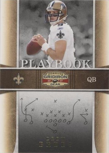 2007 Donruss Gridiron Gear Drew Brees #PB-3