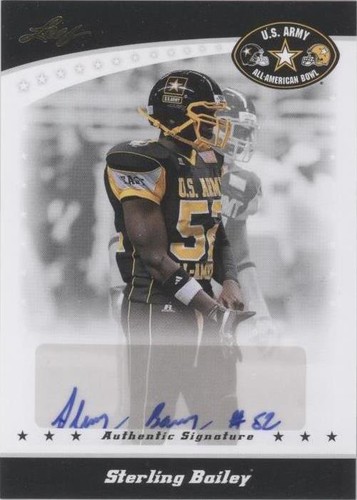 2011 Leaf U.S. Army All-American Bowl Sterling Bailey #BA-SB1