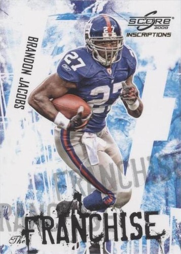 2009 Score Inscriptions Brandon Jacobs #4