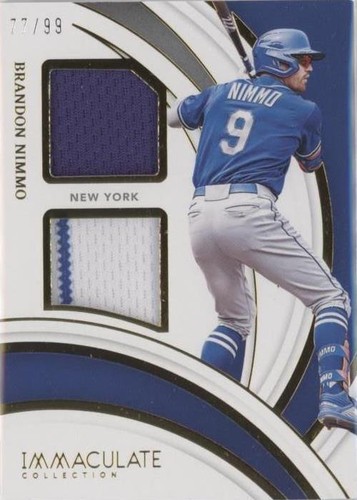 2022 Panini Immaculate Collection - Brandon Nimmo #IMD-BN