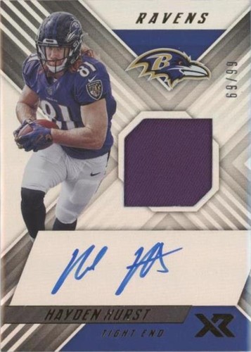 2018 Panini XR Hayden Hurst #RSA8