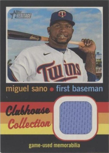 2020 Topps Heritage High Number - Miguel Sanó #CCR-MSA