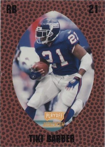1998 Playoff Momentum Retail Tiki Barber #15