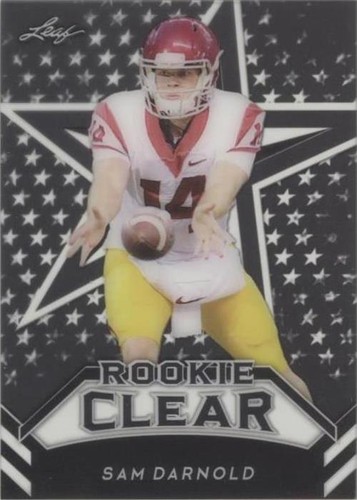 2018 Leaf Clear Rookies Sam Darnold #RC-18