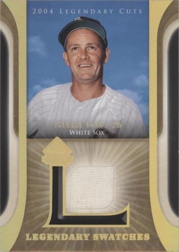 2004 SP Legendary Cuts - Nellie Fox #LSW-NF