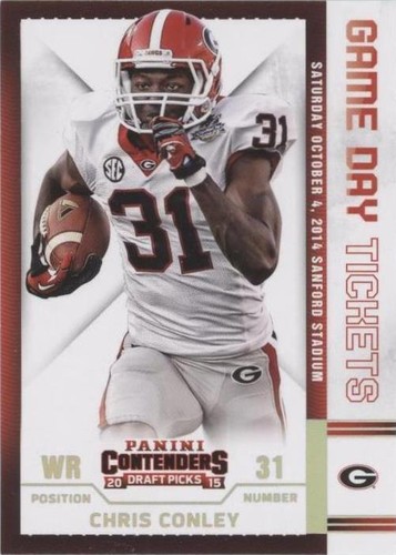 2015 Panini Contenders Draft Picks Chris Conley #16