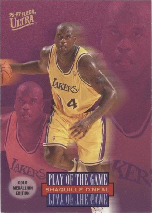 Shaquille O'Neal Basketball 1996-97 Season Sports Trading