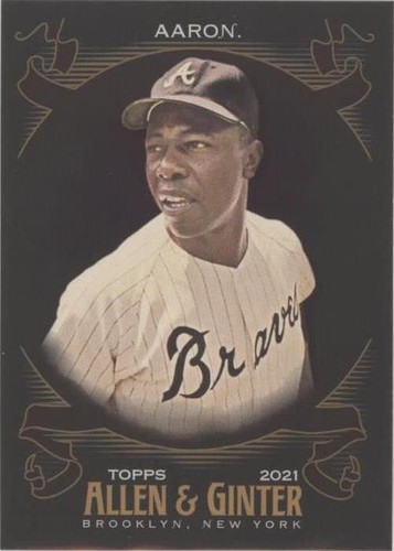 2021 Topps Allen & Ginter's X - Hank Aaron #1
