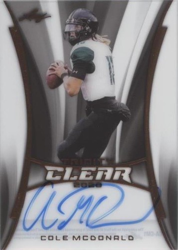 2020 Leaf Trinity Cole McDonald #CA-CM1