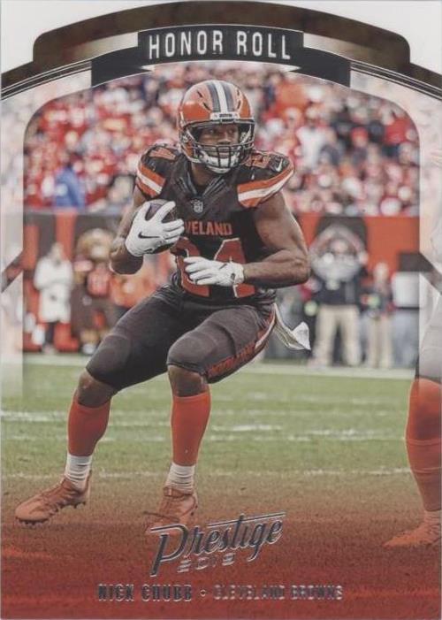 2019 Panini Prestige Nick Chubb #HR-NC