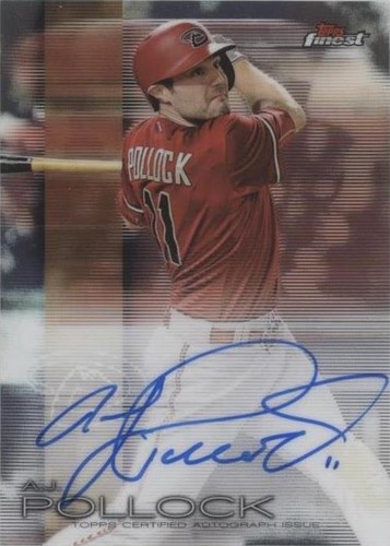 2016 Topps Finest - A.J. Pollock #FA-AP