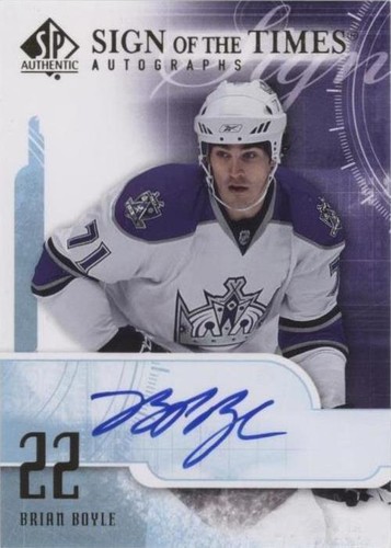 2008-09 SP Authentic - Brian Boyle #ST-BB